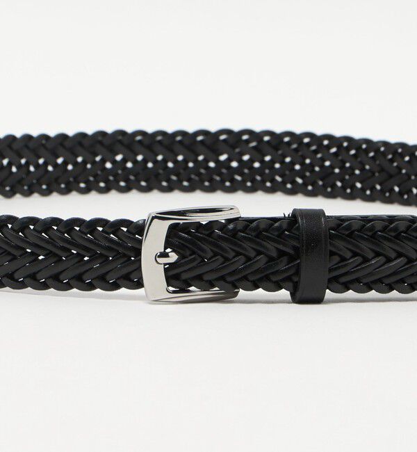 BEAUTY&YOUTH UNITED ARROWS「レザー メッシュ ベルト 25mm」|ベルト|