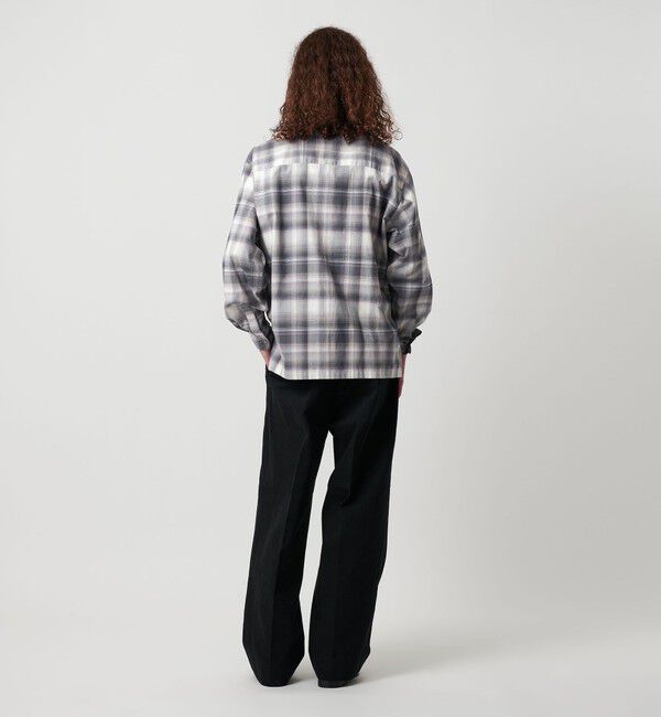 MONKEY TIME「ブラッシュド オンブレ チェック シャツ」|シャツ・ブラウス|