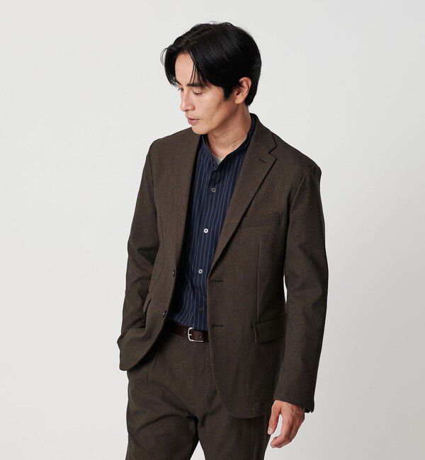 BEAUTY&YOUTH UNITED ARROWS「リサイクル ポリエステル 2B ジャケット セットアップ対応 ウォッシャブル」|テーラードジャケット|