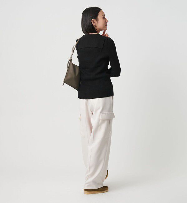 BEAUTY&YOUTH UNITED ARROWS「コットンカシミヤ リブセーラーカラー カーディガン ウォッシャブル」|カーディガン|