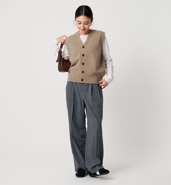 BEAUTY&YOUTH UNITED ARROWS「ウールカシミヤブレンド アクア ニットベスト」|ベスト・ジレ|