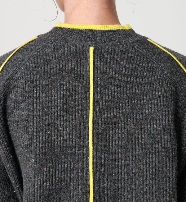 BEAUTY&YOUTH UNITED ARROWS「ネップカラーライン クルーネック ニットプルオーバー」|ニット・セーター|