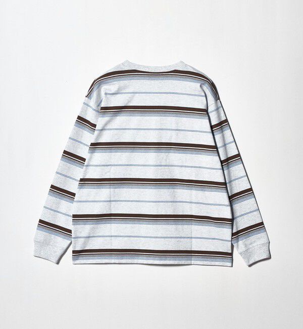 California General Store「＜CGS.＞オーガニックコットン ボーダー ロングスリーブ Tシャツ」|Tシャツ・カットソー|
