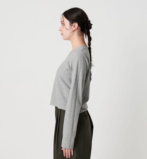 BEAUTY&YOUTH UNITED ARROWS「コットンポリエステル ラメロングスリーブカットソー」|Tシャツ・カットソー|