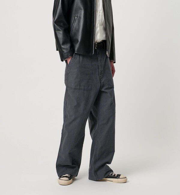 BEAUTY&YOUTH UNITED ARROWS「バック サテン ベイカー パンツ」|チノ|