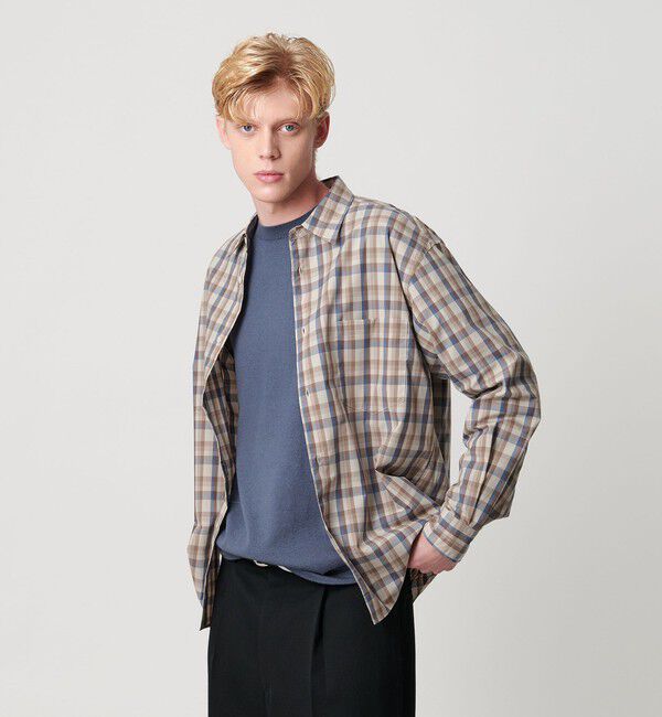 BEAUTY&YOUTH UNITED ARROWS「ファイン トラッド チェック レギュラー シャツ FORM型」|シャツ・ブラウス|