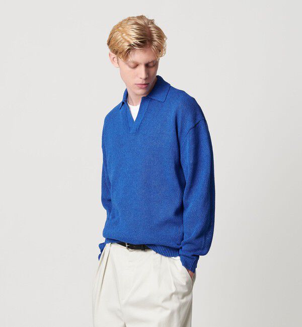 BEAUTY&YOUTH UNITED ARROWS「ペイパー アゼ スキッパー ニット」|ニット・セーター|