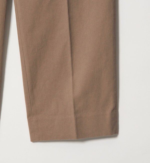 STEVEN ALAN「＜Steven Alan＞ ブラッシュド コットン アウト ワンプリーツ スラックス」|チノ|