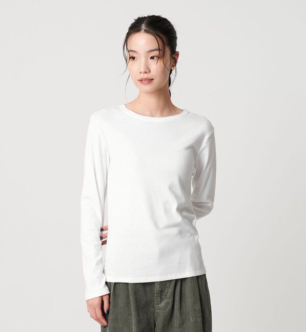 BEAUTY&YOUTH UNITED ARROWS「オーガニックコットンフライス ロングスリーブTシャツ」|Tシャツ・カットソー|