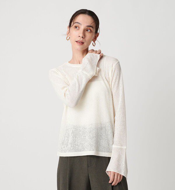 BEAUTY&YOUTH UNITED ARROWS「レースカフス ロングスリーブ カットソー」|Tシャツ・カットソー|