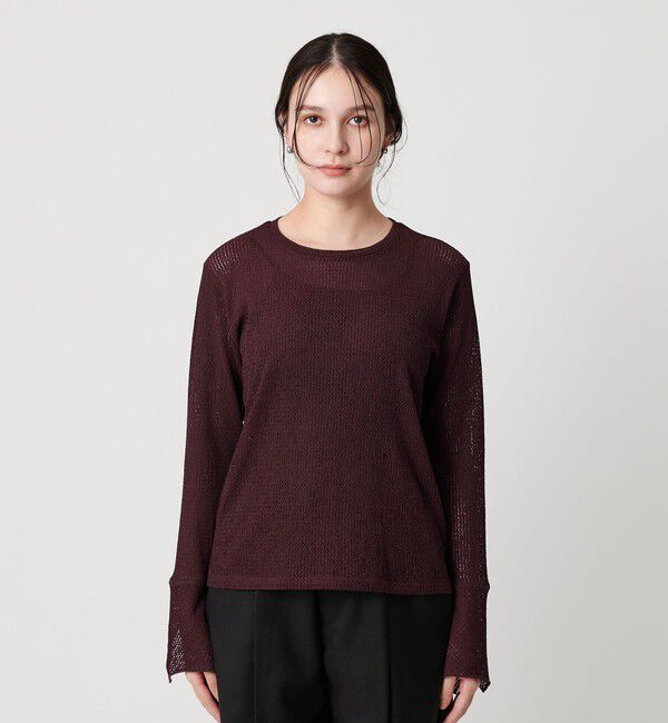 BEAUTY&YOUTH UNITED ARROWS「レースカフス ロングスリーブ カットソー」|Tシャツ・カットソー|