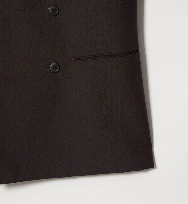 STEVEN ALAN「＜Steven Alan＞ ウール オックスフォード ダブルブレステッド 6B ジャケット」|テーラードジャケット|