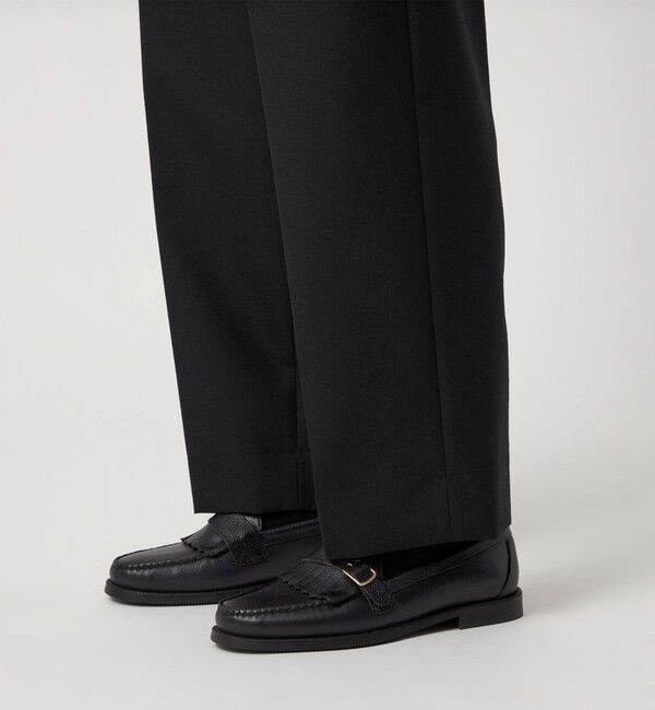 STEVEN ALAN「＜Steven Alan＞ ウール オックスフォード イン ツープリーツ ドレス トラウザーズ」|スラックス|