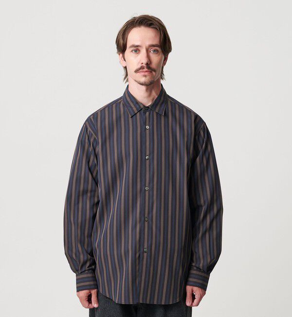 BEAUTY&YOUTH UNITED ARROWS「ネオ ピッチ ストライプ レギュラー シャツ FORM型」|シャツ・ブラウス|