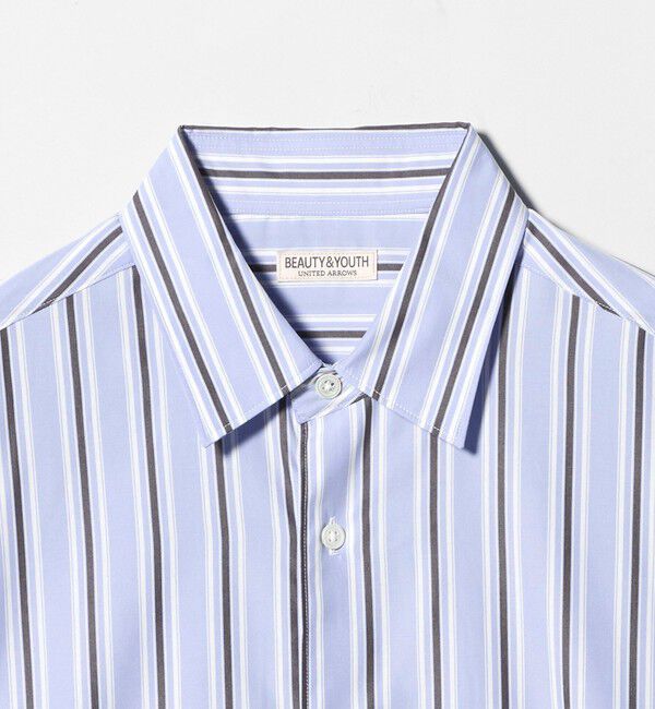 BEAUTY&YOUTH UNITED ARROWS「ネオ ピッチ ストライプ レギュラー シャツ FORM型」|シャツ・ブラウス|