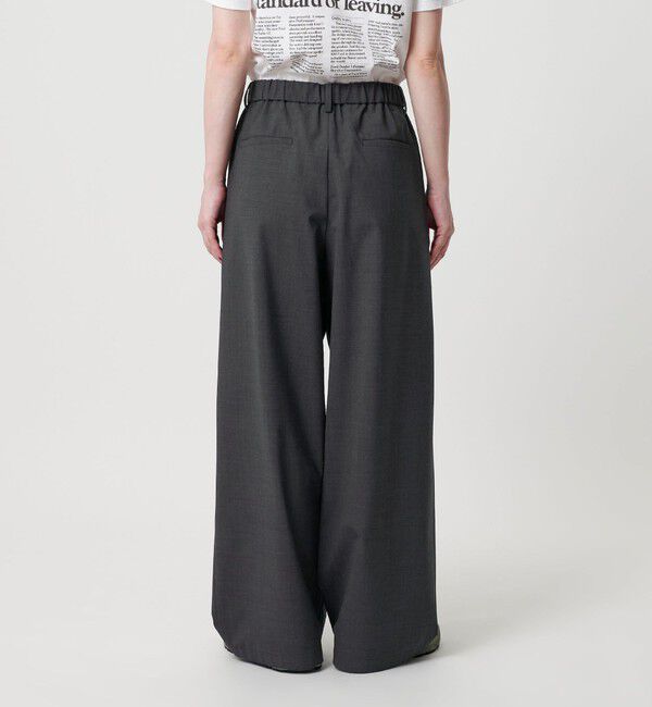 BEAUTY&YOUTH UNITED ARROWS「毛ポリエステルブレンド ワイドタックパンツ」|その他|