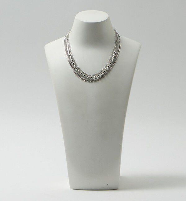 BEAUTY&YOUTH UNITED ARROWS「メタル ミックスチェーン 5連 ネックレス」|ネックレス|