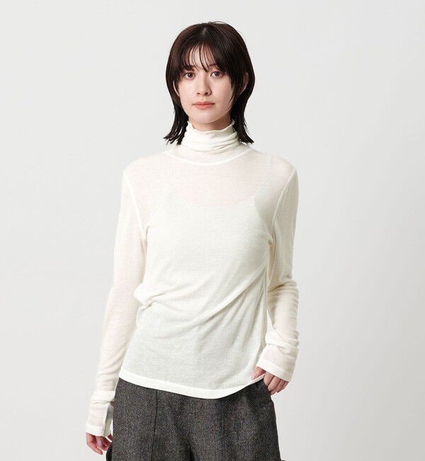 BEAUTY&YOUTH UNITED ARROWS「セルロースブレンドテレコ タートルネックカットソー」|Tシャツ・カットソー|