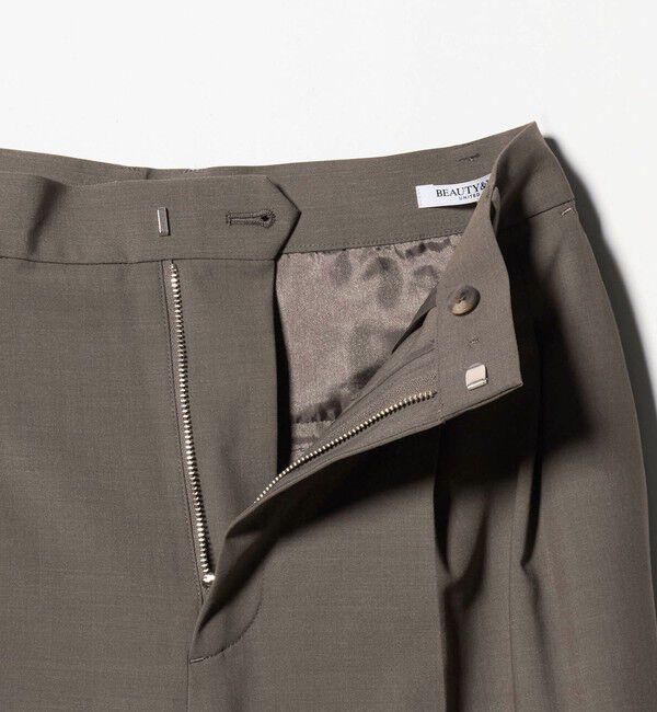 BEAUTY&YOUTH UNITED ARROWS「 へムリボン パンツ ウォッシャブル」|スラックス|