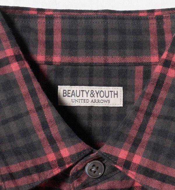 BEAUTY&YOUTH UNITED ARROWS「H/COUNT VYL チェックレギュラーシャツ FORM型」|シャツ・ブラウス|