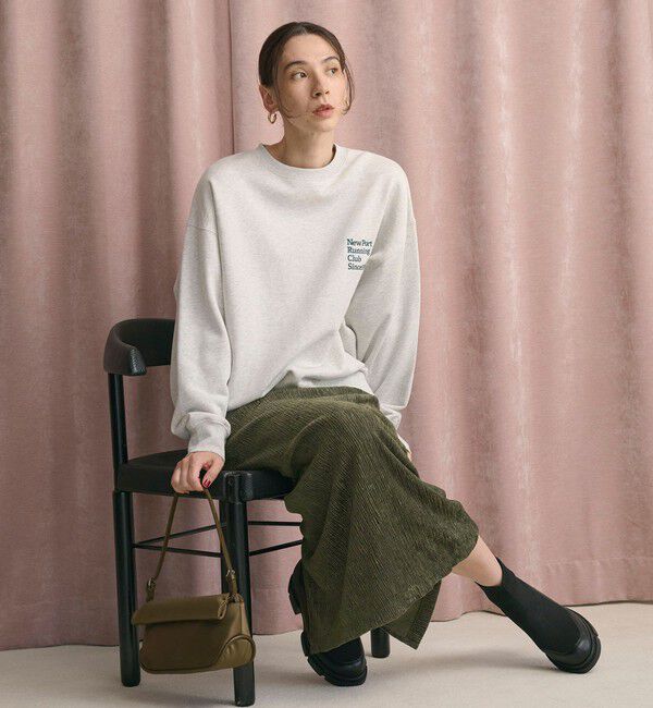 BEAUTY&YOUTH UNITED ARROWS「ベロアプリーツ タイトスカート ウォッシャブル」|タイト|