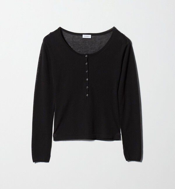 ATTISESSION「＜ATTISESSION＞ヘンリーネック プルオーバー トップス」|ニット・セーター|