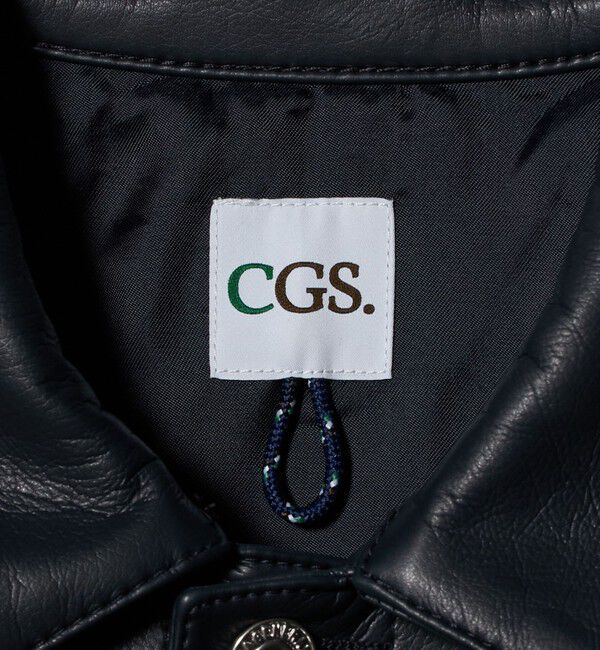California General Store「＜CGS.＞レザーライク Gジャケット」|ブルゾン・スタジャン|