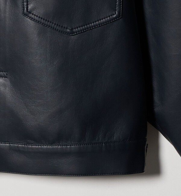 California General Store「＜CGS.＞レザーライク Gジャケット」|ブルゾン・スタジャン|