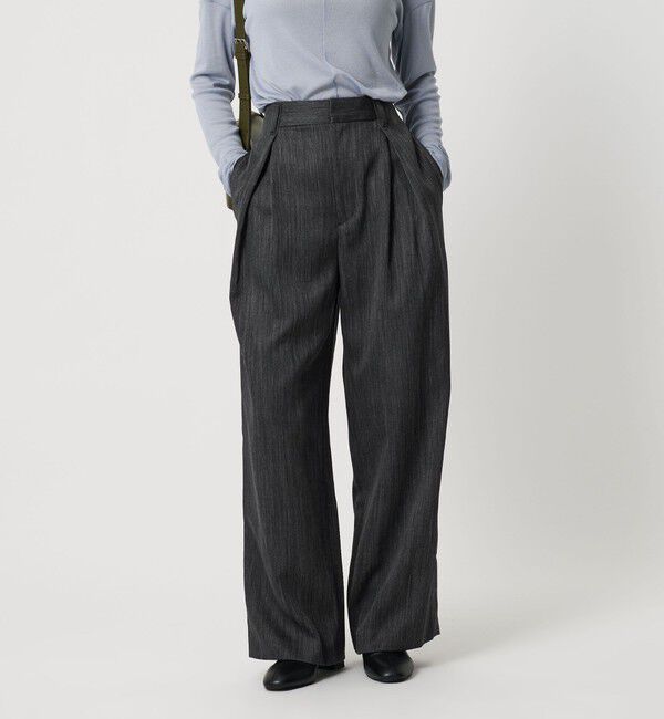 BEAUTY&YOUTH UNITED ARROWS「ツイードライク バックゴムワイドパンツ ウォッシャブル」|その他|