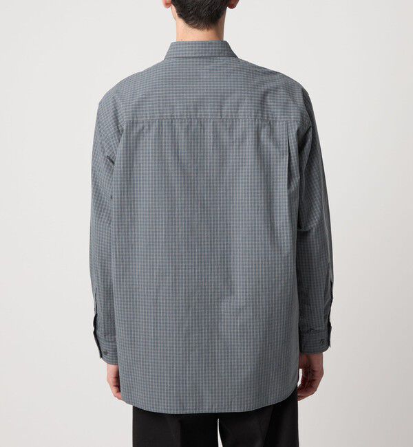 STEVEN ALAN「＜Steven Alan＞ ポプリン グラフチェック レギュラーカラー シャツ LOOSE」|シャツ・ブラウス|