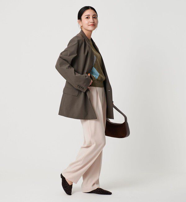 BEAUTY&YOUTH UNITED ARROWS「バックレースアップ ダブルジャケット」|テーラードジャケット|