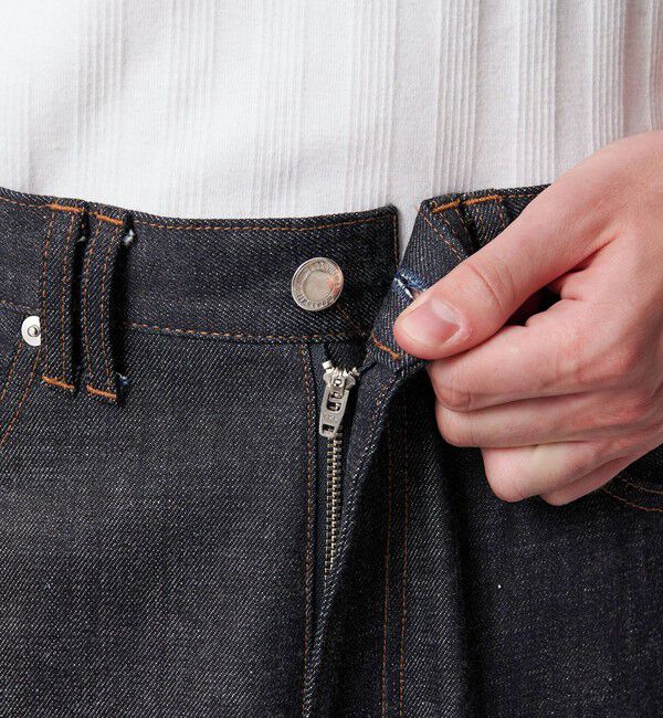 MONKEY TIME「リジッド デニム バギー パンツ」|チノ|