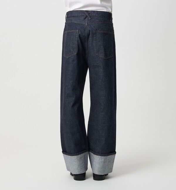 MONKEY TIME「デニム ロールアップ バギー パンツ」|チノ|