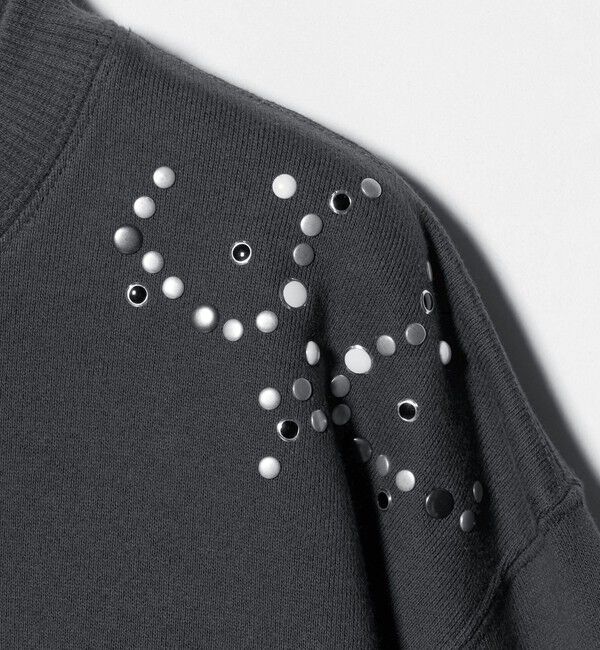 ATTISESSION「＜ATTISESSION＞スタッズライク スウェット」|スウェット・ジャージ|