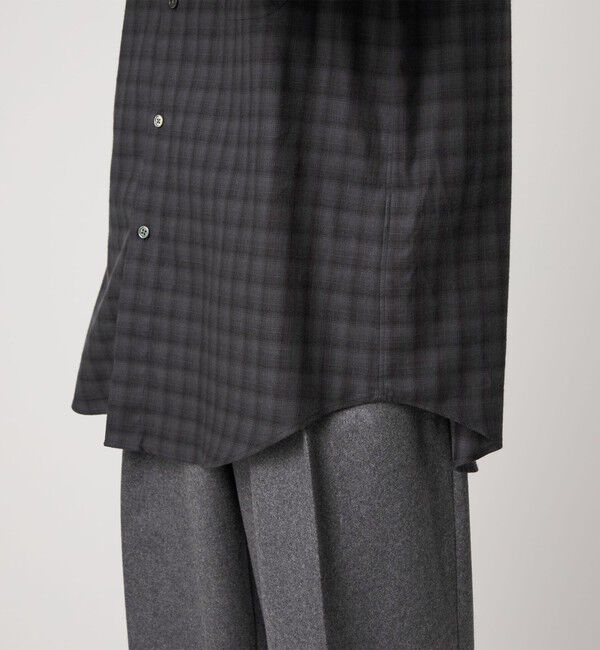 STEVEN ALAN「＜Steven Alan＞ ネル  オンブレー チェック レギュラーカラー シャツ NARROW」|シャツ・ブラウス|
