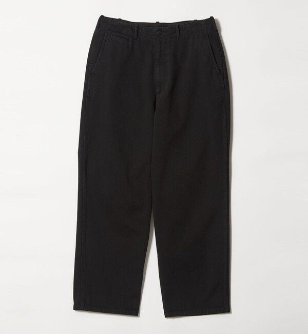 STEVEN ALAN「＜Steven Alan＞ ツイル ガーメントダイ アーミー ノープリーツ トラウザーズ」|チノ|