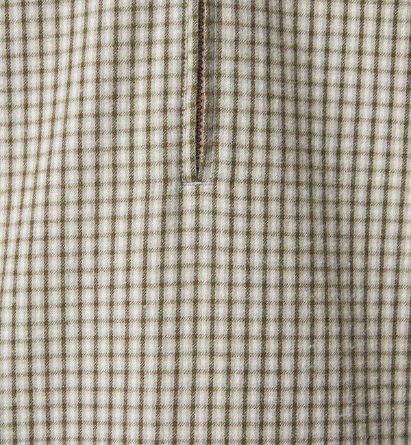 STEVEN ALAN「＜Steven Alan＞ チェック ジップ プルオーバー シャツ LOOSE」|シャツ・ブラウス|