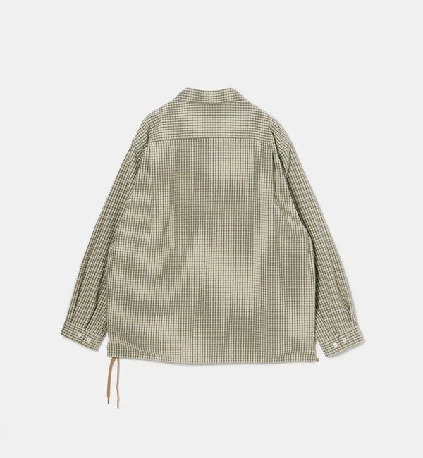 STEVEN ALAN「＜Steven Alan＞ チェック ジップ プルオーバー シャツ LOOSE」|シャツ・ブラウス|