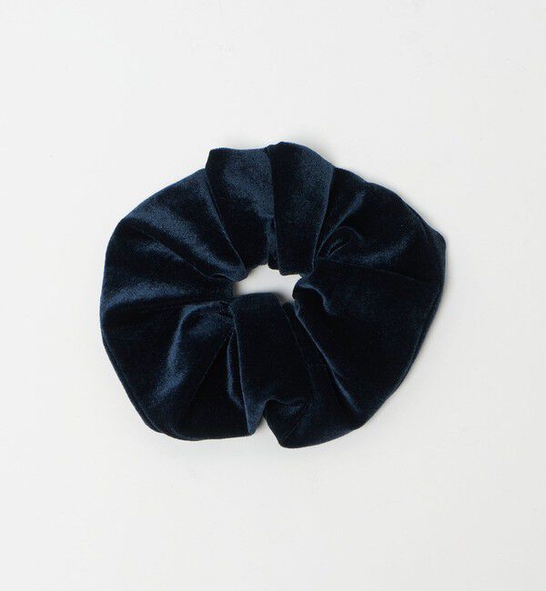 STEVEN ALAN「＜Steven Alan＞ベロア シュシュ」|ヘアゴム・シュシュ|NAVY