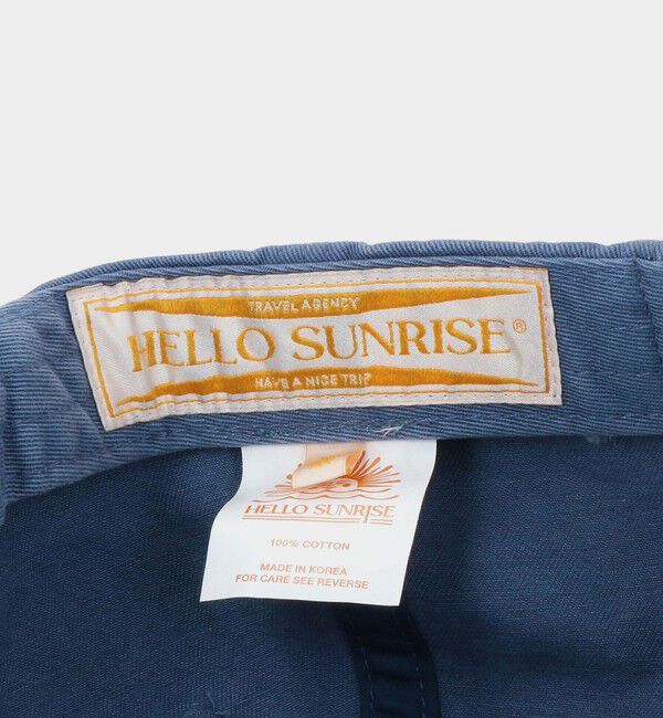 BEAUTY&YOUTH UNITED ARROWS「＜HELLO SUNRISE＞90s ロゴ 6パネル キャップ」|キャップ・キャスケット|