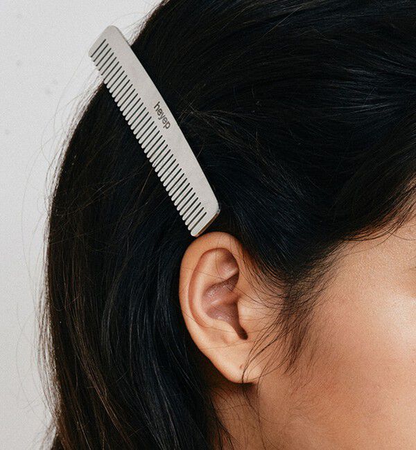 BEAUTY&YOUTH UNITED ARROWS「＜heyep＞コームモチーフ バレッタ」|ヘアバンド|SILVER