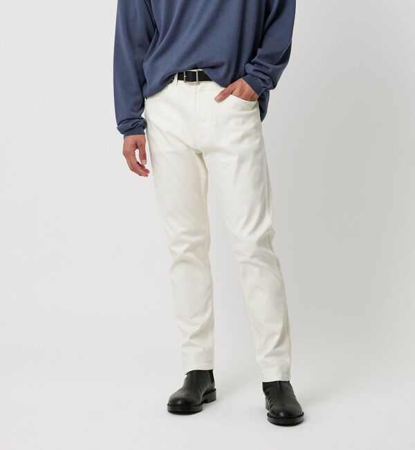 BEAUTY&YOUTH UNITED ARROWS「ストレッチ カツラギ 5ポケット パンツ」|チノ|OFF WHITE