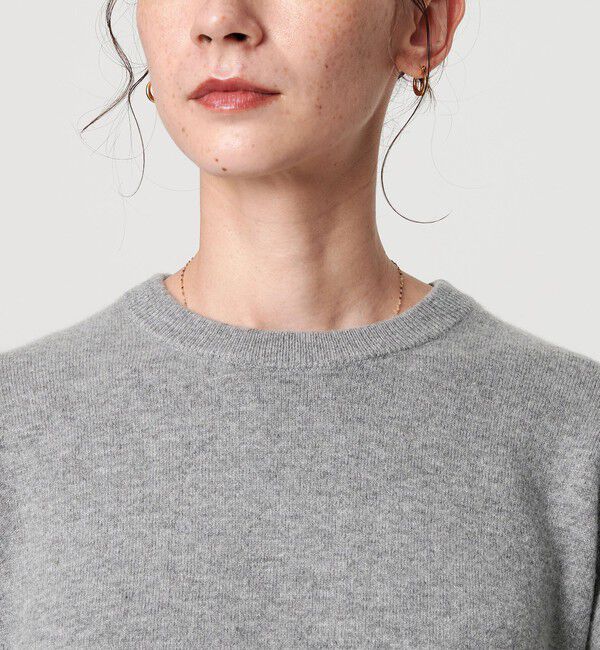 BEAUTY&YOUTH UNITED ARROWS「ウールカシミヤ クルーネックニット＆ストール ウォッシャブル」|ニット・セーター|