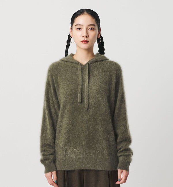 BEAUTY&YOUTH UNITED ARROWS「カシミヤニット フードプルオーバー」|ニット・セーター|
