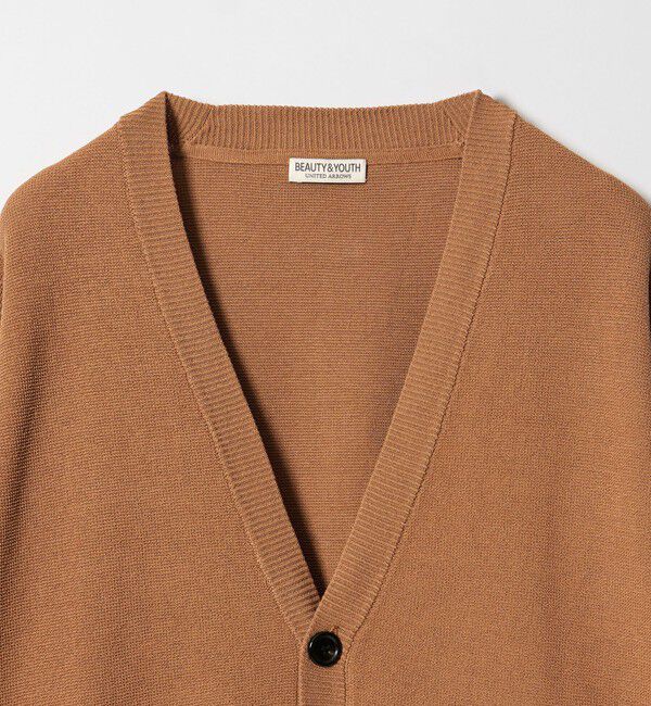 BEAUTY&YOUTH UNITED ARROWS「ドロップ ミラノ Vネック カーディガン」|カーディガン|