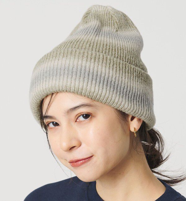 BEAUTY&YOUTH UNITED ARROWS「＜RACAL＞リバーシブル オンブレボーダー ニットキャップ」|ニット帽|BEIGE