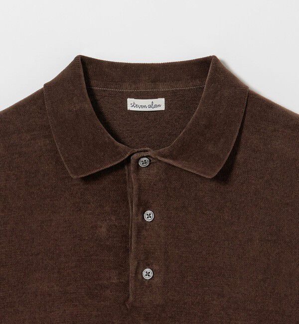 STEVEN ALAN「＜Steven Alan＞ 3B コットン ニット ポロシャツ」|ニット・セーター|
