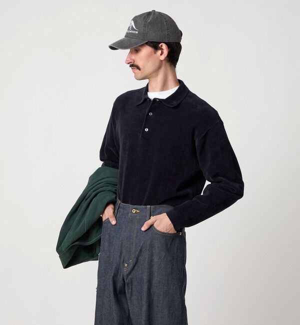 STEVEN ALAN「＜Steven Alan＞ 3B コットン ニット ポロシャツ」|ニット・セーター|