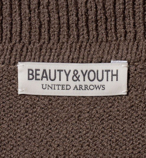 BEAUTY&YOUTH UNITED ARROWS「スラビー ポロニット ジャケット」|カーディガン|