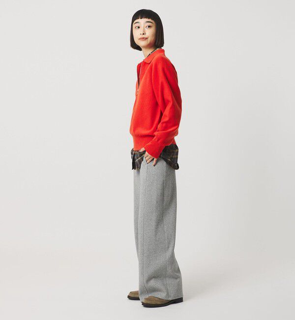 BEAUTY&YOUTH UNITED ARROWS「カノコニット ハーフジッププルオーバー ウォッシャブル」|ニット・セーター|